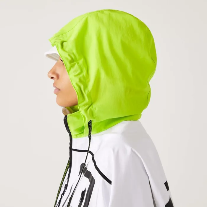 Jackets and Coats Women Lacoste Women039s Windbreaker White Yellow Ug5