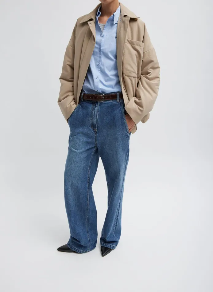 Jackets and Outerwear Women Tibi Clyde Padding Shirt Jacket