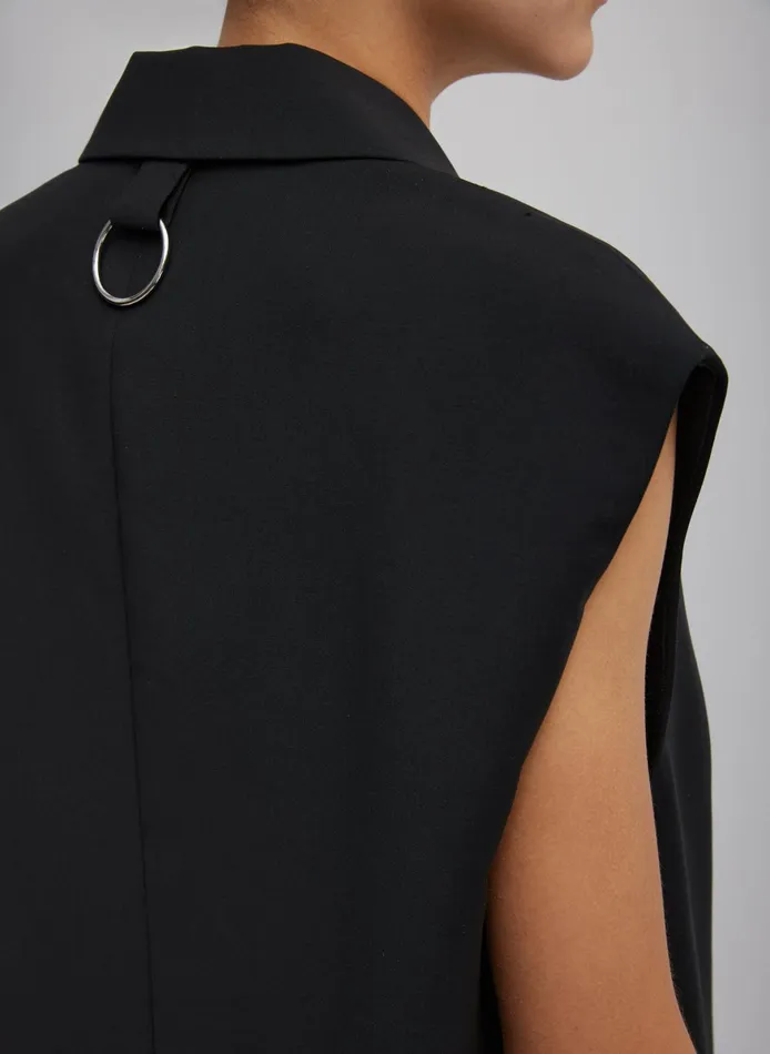 Jackets and Outerwear Women Tibi Tropical Wool Liam Vest