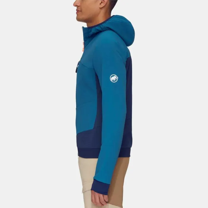 Jackets and Vests Men Mammut Aenergy SO Hybrid Hooded Jacket Deep Icemarine Jackets and Vests Men Mammut Aenergy SO Hybrid Hooded Jacket Deep Icemarine