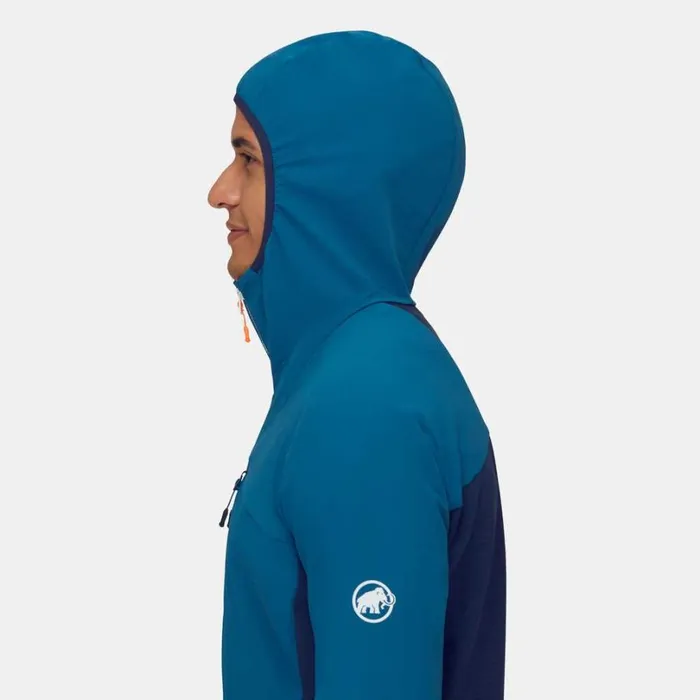Jackets and Vests Men Mammut Aenergy SO Hybrid Hooded Jacket Deep Icemarine Jackets and Vests Men Mammut Aenergy SO Hybrid Hooded Jacket Deep Icemarine