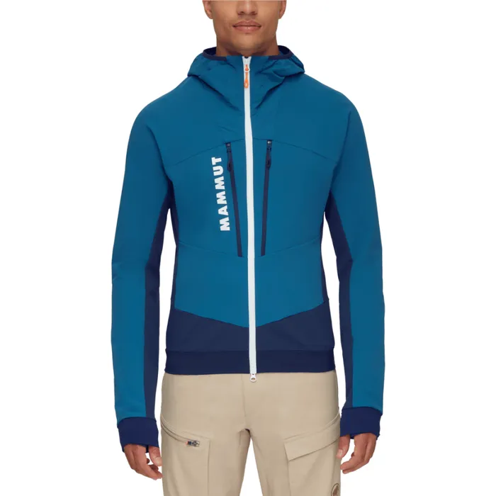 Jackets and Vests Men Mammut Aenergy SO Hybrid Hooded Jacket Deep Icemarine Jackets and Vests Men Mammut Aenergy SO Hybrid Hooded Jacket Deep Icemarine