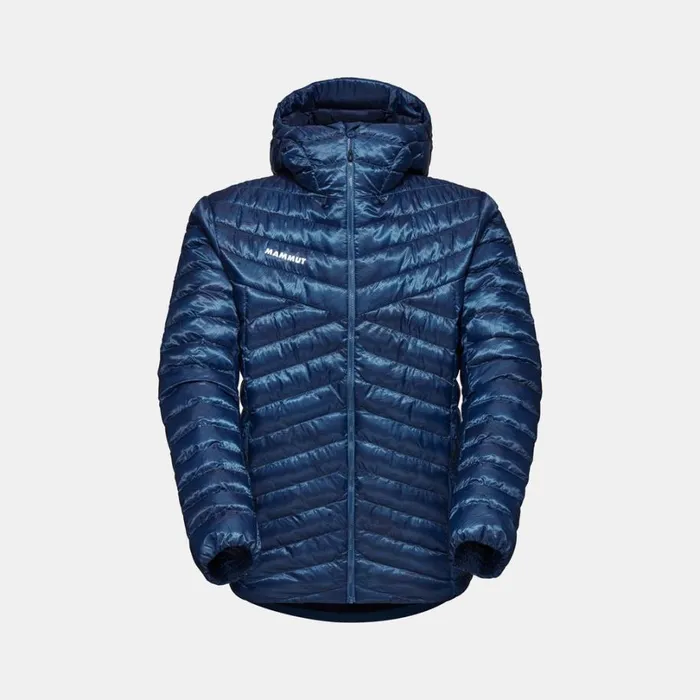 Jackets and Vests Men Mammut Albula IN Hooded Jacket Unexplored Deep Icemarine