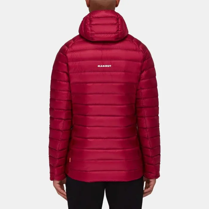 Jackets and Vests Men Mammut Broad Peak IN Hooded Jacket Blood Redblack