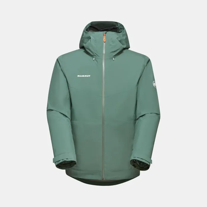 Jackets and Vests Men Mammut Convey 3 In 1 HS Hooded Jacket Dark Jadewoods