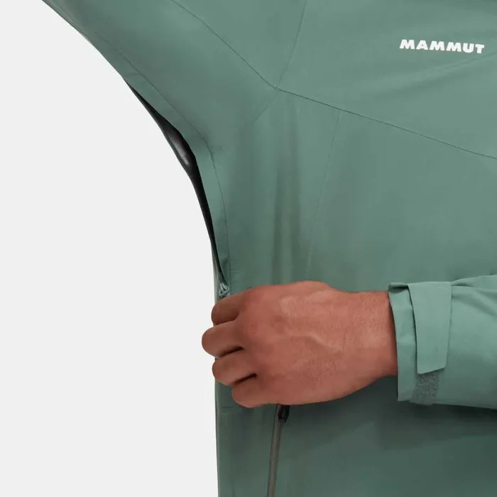 Jackets and Vests Men Mammut Convey 3 In 1 HS Hooded Jacket Dark Jadewoods