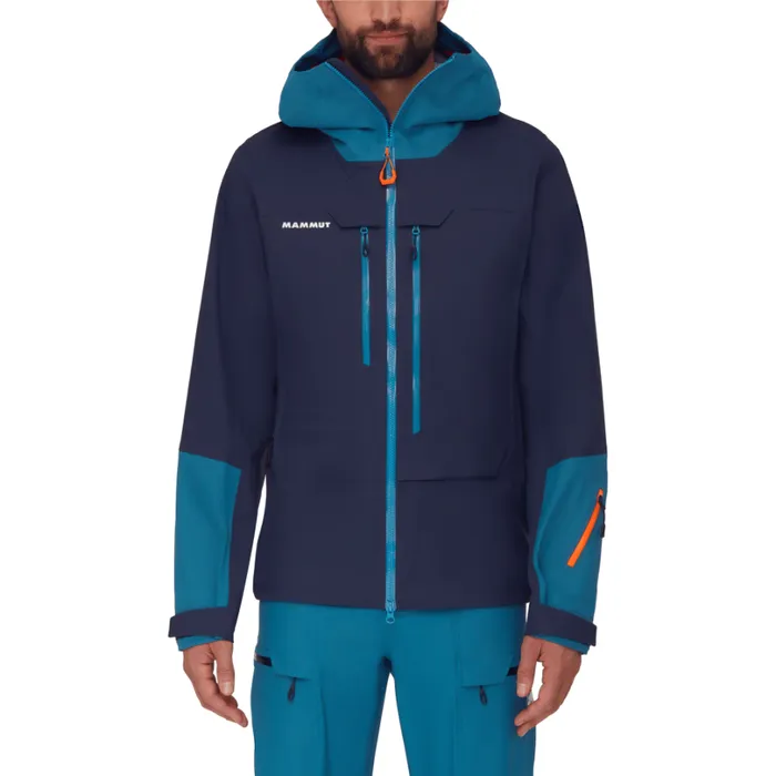 Jackets and Vests Men Mammut Haldigrat Air HS Hooded Jacket Marinedeep Ice Jackets and Vests Men Mammut Haldigrat Air HS Hooded Jacket Marinedeep Ice