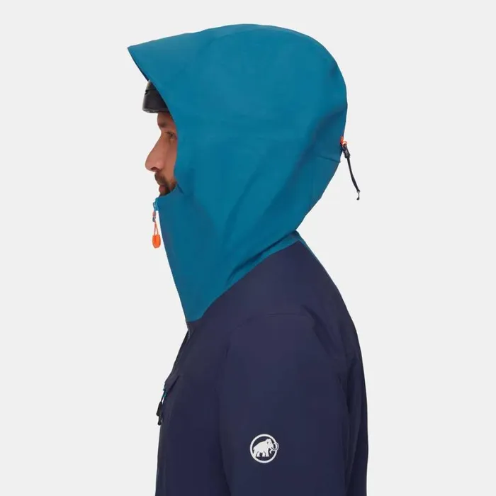 Jackets and Vests Men Mammut Haldigrat Air HS Hooded Jacket Marinedeep Ice Jackets and Vests Men Mammut Haldigrat Air HS Hooded Jacket Marinedeep Ice