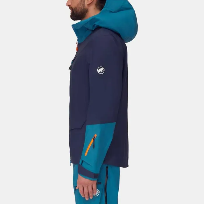 Jackets and Vests Men Mammut Haldigrat Air HS Hooded Jacket Marinedeep Ice Jackets and Vests Men Mammut Haldigrat Air HS Hooded Jacket Marinedeep Ice