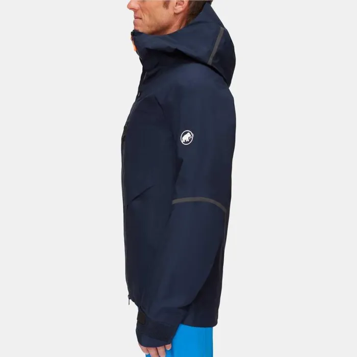 Jackets and Vests Men Mammut Nordwand Advanced HS Hooded Jacket Night Jackets and Vests Men Mammut Nordwand Advanced HS Hooded Jacket Night
