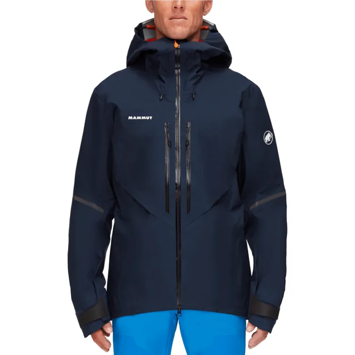 Jackets and Vests Men Mammut Nordwand Advanced HS Hooded Jacket Night Jackets and Vests Men Mammut Nordwand Advanced HS Hooded Jacket Night