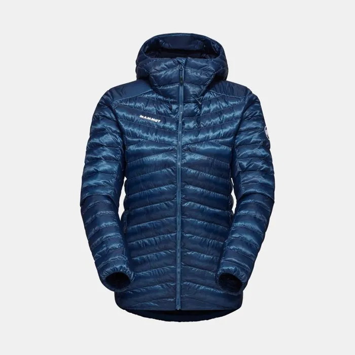 Jackets and Vests Women Mammut Albula IN Hooded Jacket Unexplored Deep Icemarine