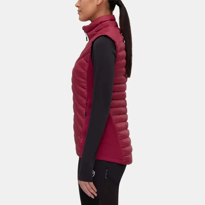 Jackets and Vests Women Mammut Albula IN Hybrid Vest Blood Red