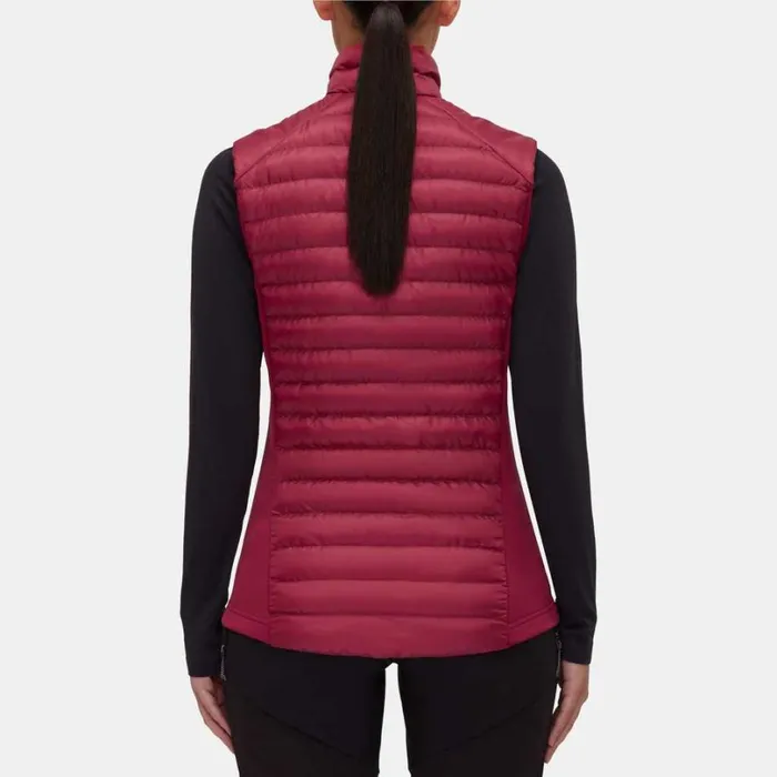 Jackets and Vests Women Mammut Albula IN Hybrid Vest Blood Red
