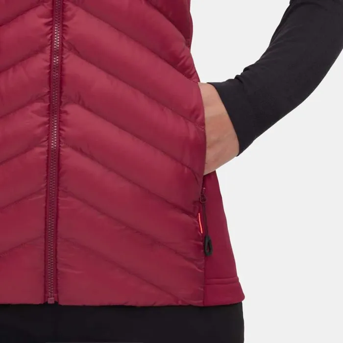 Jackets and Vests Women Mammut Albula IN Hybrid Vest Blood Red