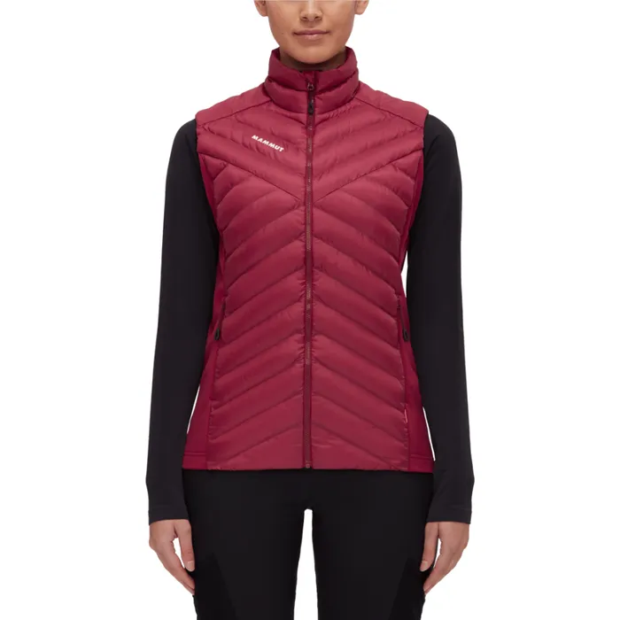 Jackets and Vests Women Mammut Albula IN Hybrid Vest Blood Red