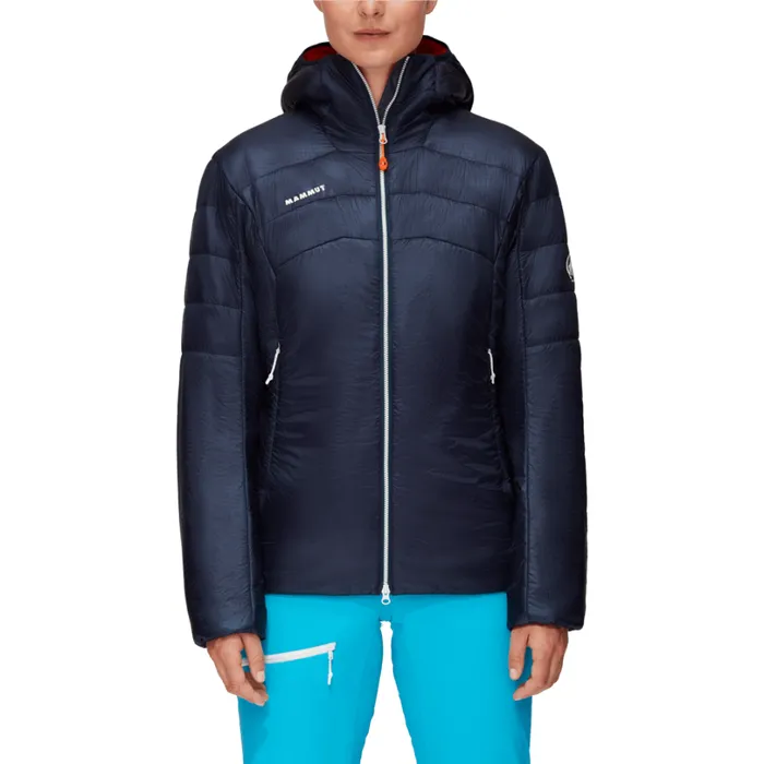 Jackets and Vests Women Mammut Eigerjoch Light IN Hooded Jacket Night Jackets and Vests Women Mammut Eigerjoch Light IN Hooded Jacket Night