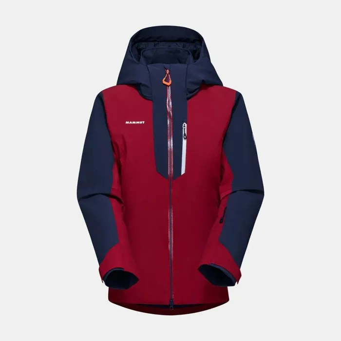 Jackets and Vests Women Mammut Stoney HS Thermo Jacket Blood Redmarine