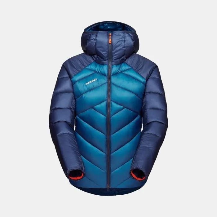 Jackets and Vests Women Mammut Taiss IN Hooded Jacket Deep Icemarine