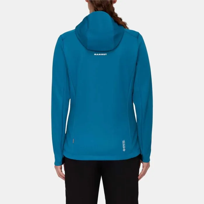 Jackets and Vests Women Mammut Ultimate VII SO Hooded Jacket Deep Ice