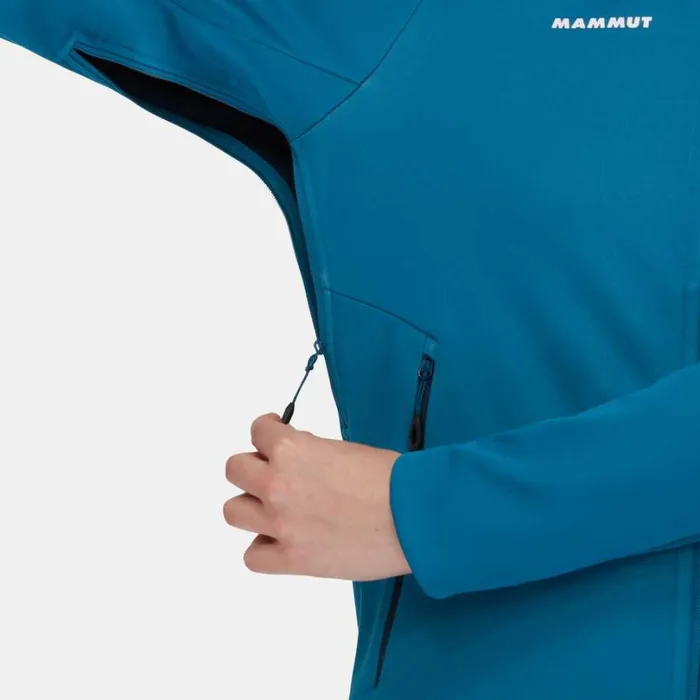 Jackets and Vests Women Mammut Ultimate VII SO Hooded Jacket Deep Ice