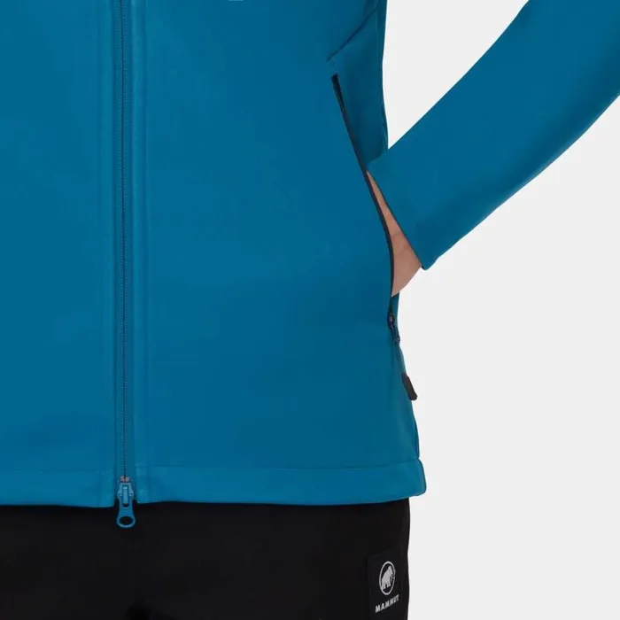 Jackets and Vests Women Mammut Ultimate VII SO Hooded Jacket Deep Ice