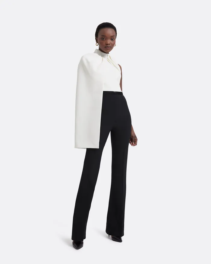 Jaime Black and Ivory Jumpsuit Black Women Jumpsuits Safiyaa