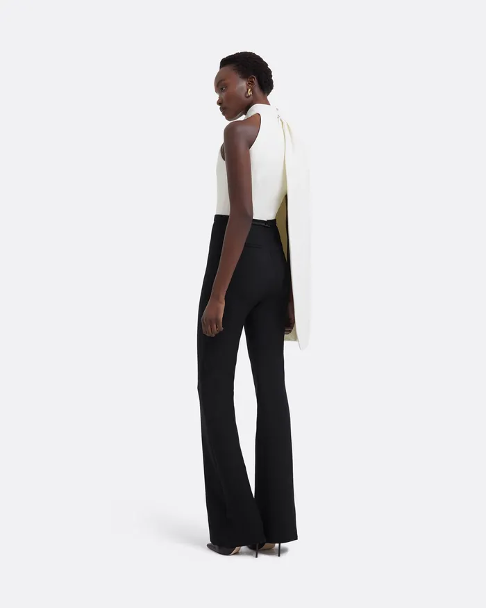 Jaime Black and Ivory Jumpsuit Black Women Jumpsuits Safiyaa
