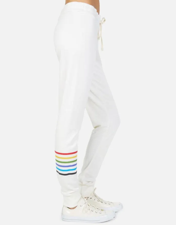 Jess Bone Diamond Milk Women Lauren Moshi Long Sweatpants