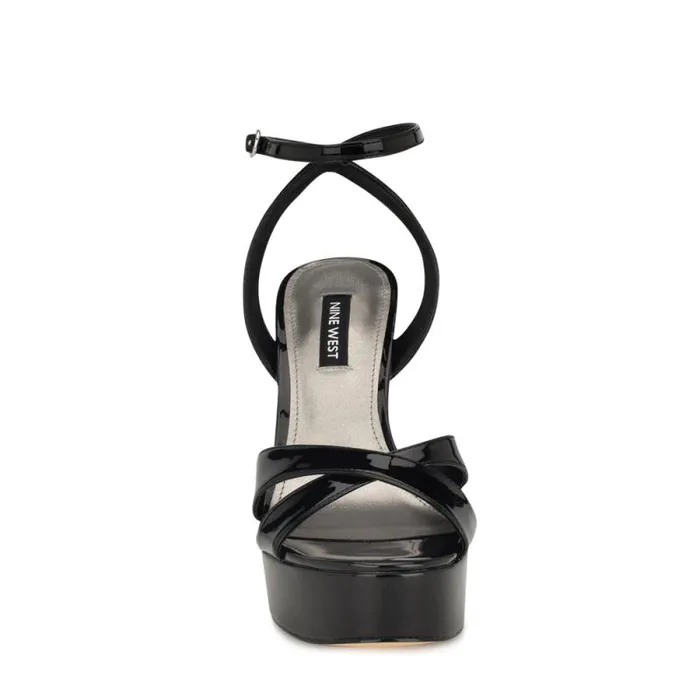 Jessie Platform Ankle Strap Sandals Black Women Nine West Sandals
