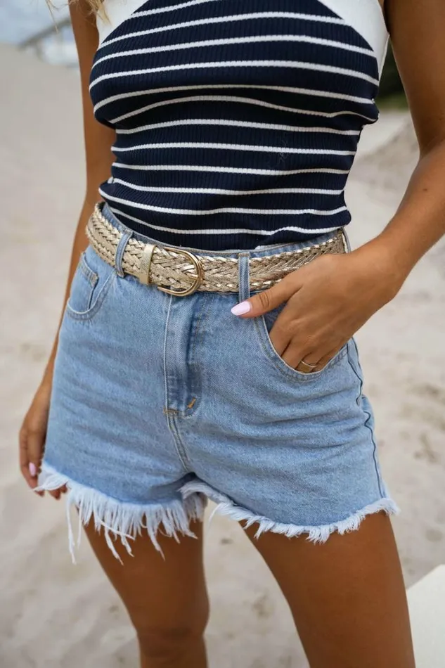 Jewelry and Accessories Belts Easy Clothes Golden Akira Belt Jewelry and Accessories Belts Easy Clothes Golden Akira Belt