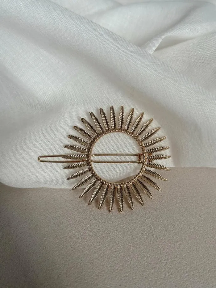 Jewelry and Accessories Hair Clips Easy Clothes Golden Sola Hairclip