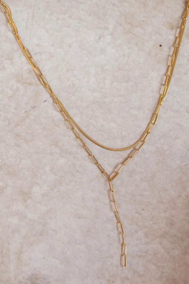 Jewelry and Accessories Necklaces Easy Clothes Golden Orso Necklace Jewelry and Accessories Necklaces Easy Clothes Golden Orso Necklace