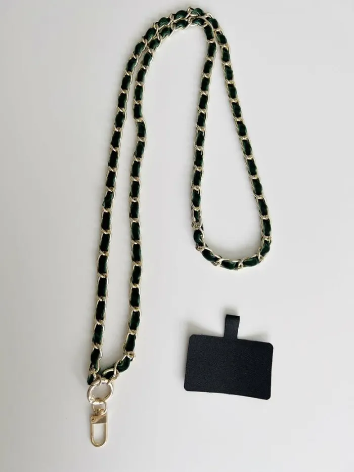 Jewelry and Accessories Phone Accessories Easy Clothes Green Orla Phone Cord Jewelry and Accessories Phone Accessories Easy Clothes Green Orla Phone Cord
