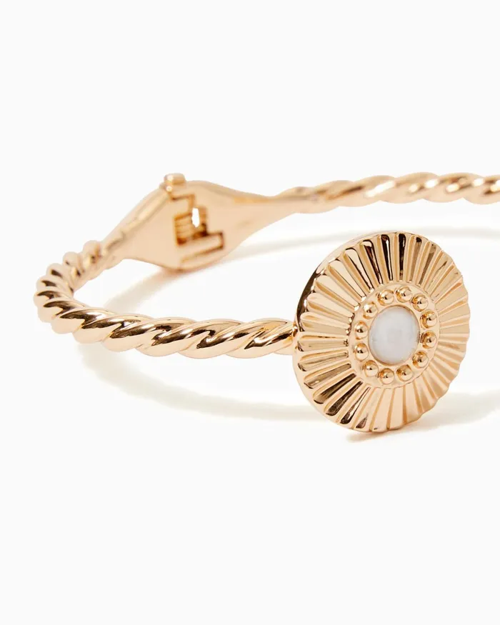 Jewelry WomenHome and Gifts Lilly Pulitzer Tropical Twist Bracelet Gold Metallic Jewelry WomenHome and Gifts Lilly Pulitzer Tropical Twist Bracelet Gold Metallic