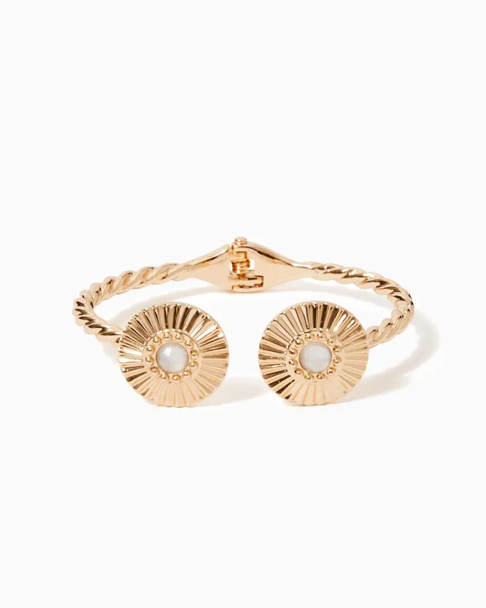 Jewelry WomenHome and Gifts Lilly Pulitzer Tropical Twist Bracelet Gold Metallic Jewelry WomenHome and Gifts Lilly Pulitzer Tropical Twist Bracelet Gold Metallic
