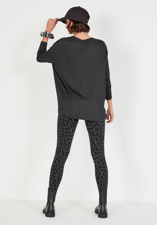 Joggers and Leggings Women Hush Printed Leggings Leopard Print