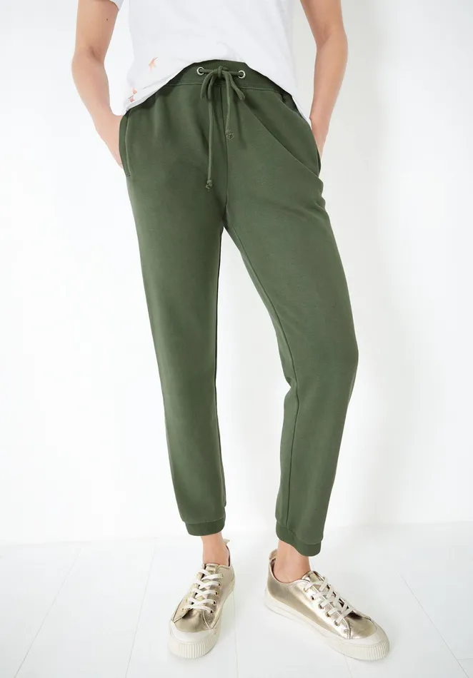 Joggers and Leggings Women Hush Theia Slim Joggers Khaki Green