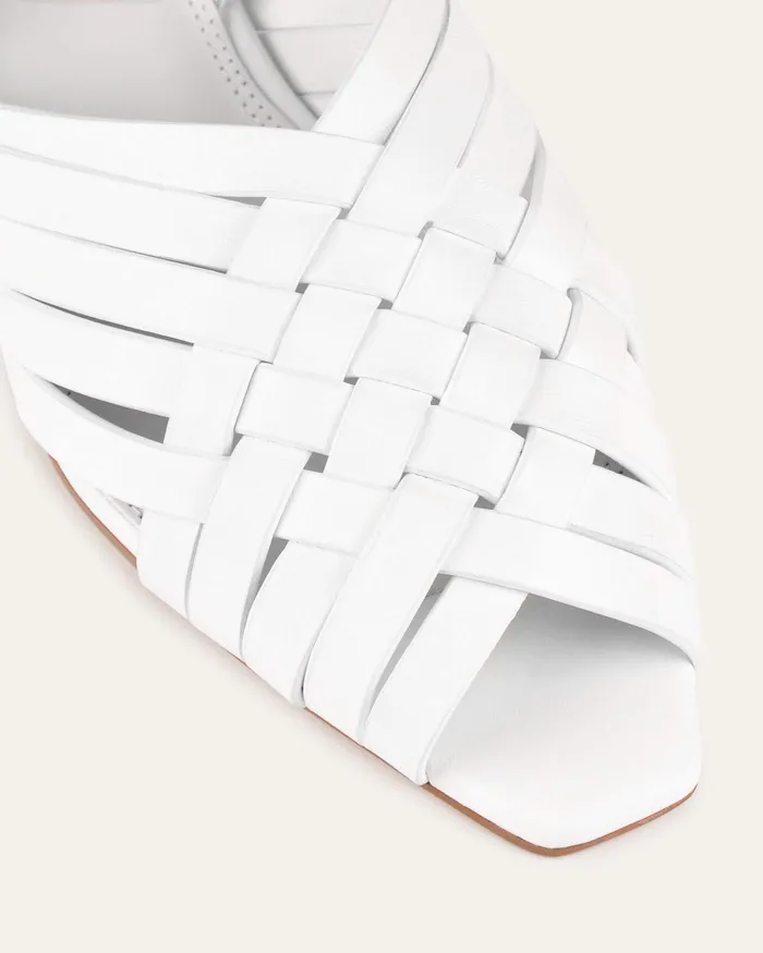 jomercer CASUAL Women Ellie casual flats white leather jomercer CASUAL Women Ellie casual flats white leather