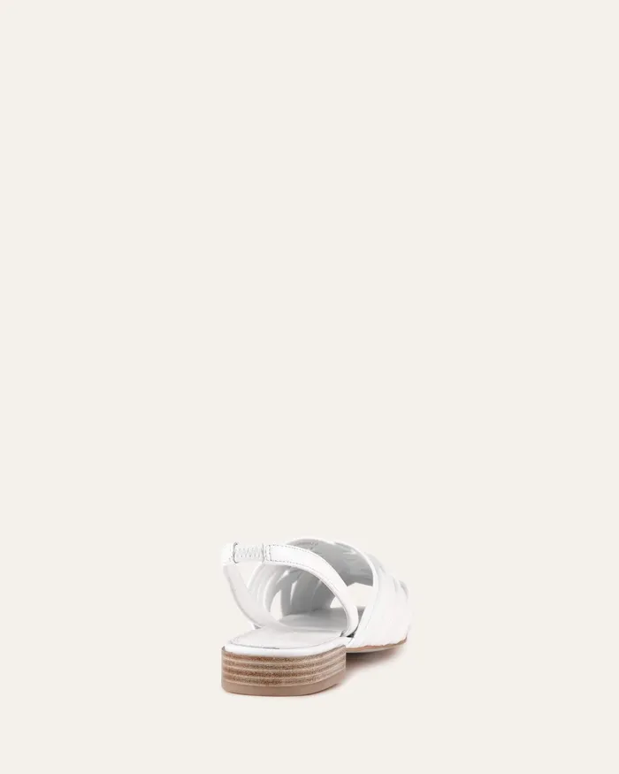 jomercer CASUAL Women Ellie casual flats white leather jomercer CASUAL Women Ellie casual flats white leather