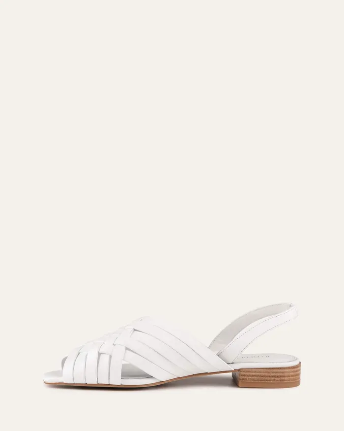 jomercer CASUAL Women Ellie casual flats white leather jomercer CASUAL Women Ellie casual flats white leather