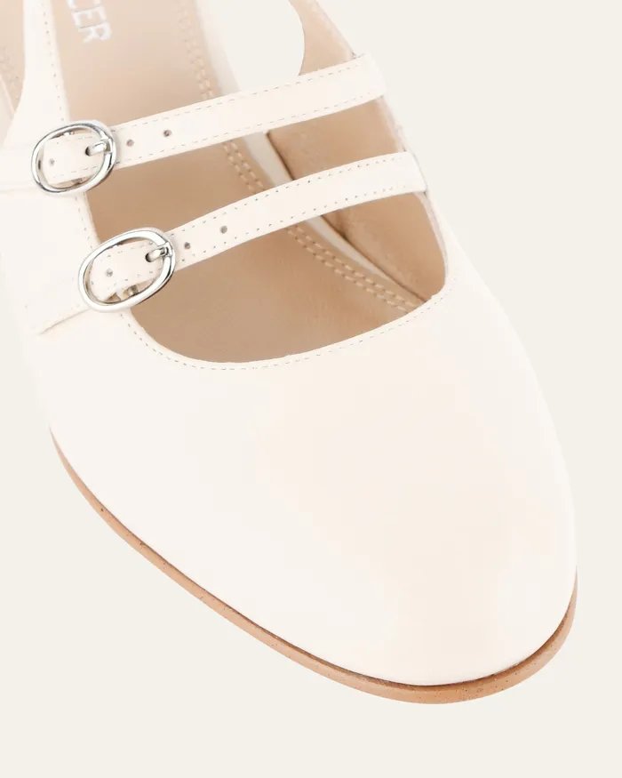 jomercer Emmy low heels off white leather Women LOW HEELS jomercer Emmy low heels off white leather Women LOW HEELS