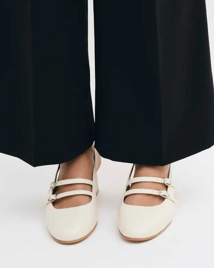 jomercer Emmy low heels off white leather Women LOW HEELS jomercer Emmy low heels off white leather Women LOW HEELS