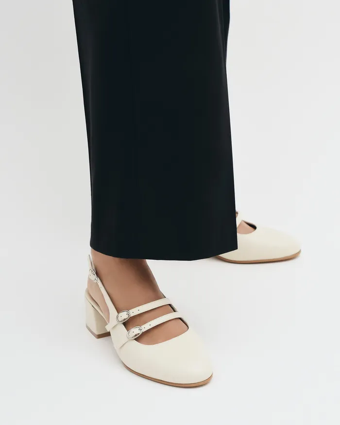jomercer Emmy low heels off white leather Women LOW HEELS jomercer Emmy low heels off white leather Women LOW HEELS
