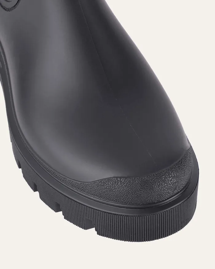 jomercer FLAT BOOTS Women Maeva flat ankle boots black rubber