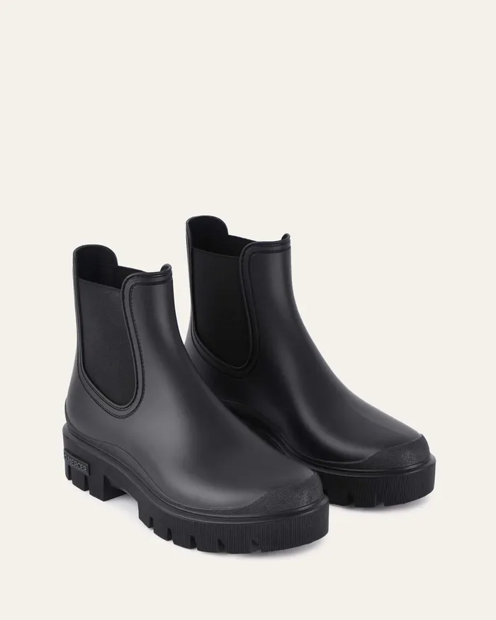 jomercer FLAT BOOTS Women Maeva flat ankle boots black rubber