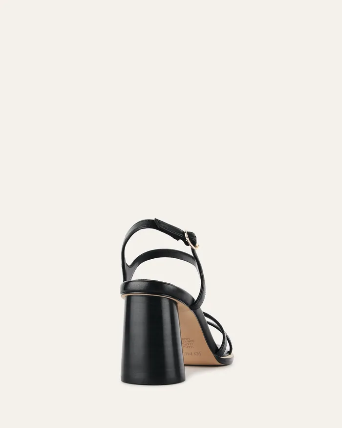 jomercer HIGH HEELS Women Casey high heel sandal black leather jomercer HIGH HEELS Women Casey high heel sandal black leather