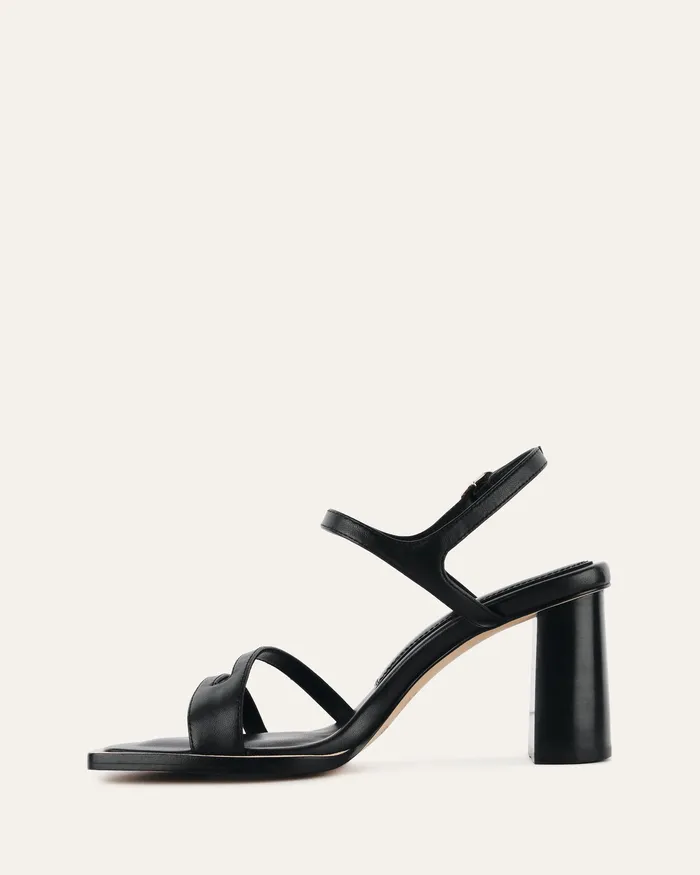 jomercer HIGH HEELS Women Casey high heel sandal black leather jomercer HIGH HEELS Women Casey high heel sandal black leather