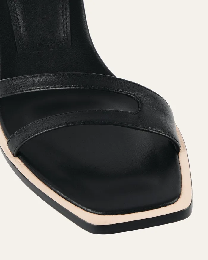 jomercer HIGH HEELS Women Casey high heel sandal black leather jomercer HIGH HEELS Women Casey high heel sandal black leather