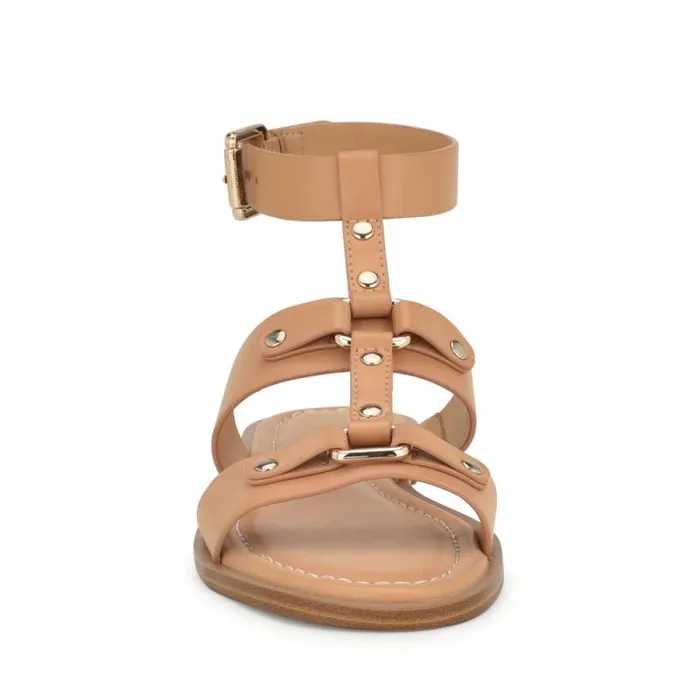 Jouise Ankle Strap Flat Sandals Light Natural Women Nine West Sandals Jouise Ankle Strap Flat Sandals Light Natural Women Nine West Sandals